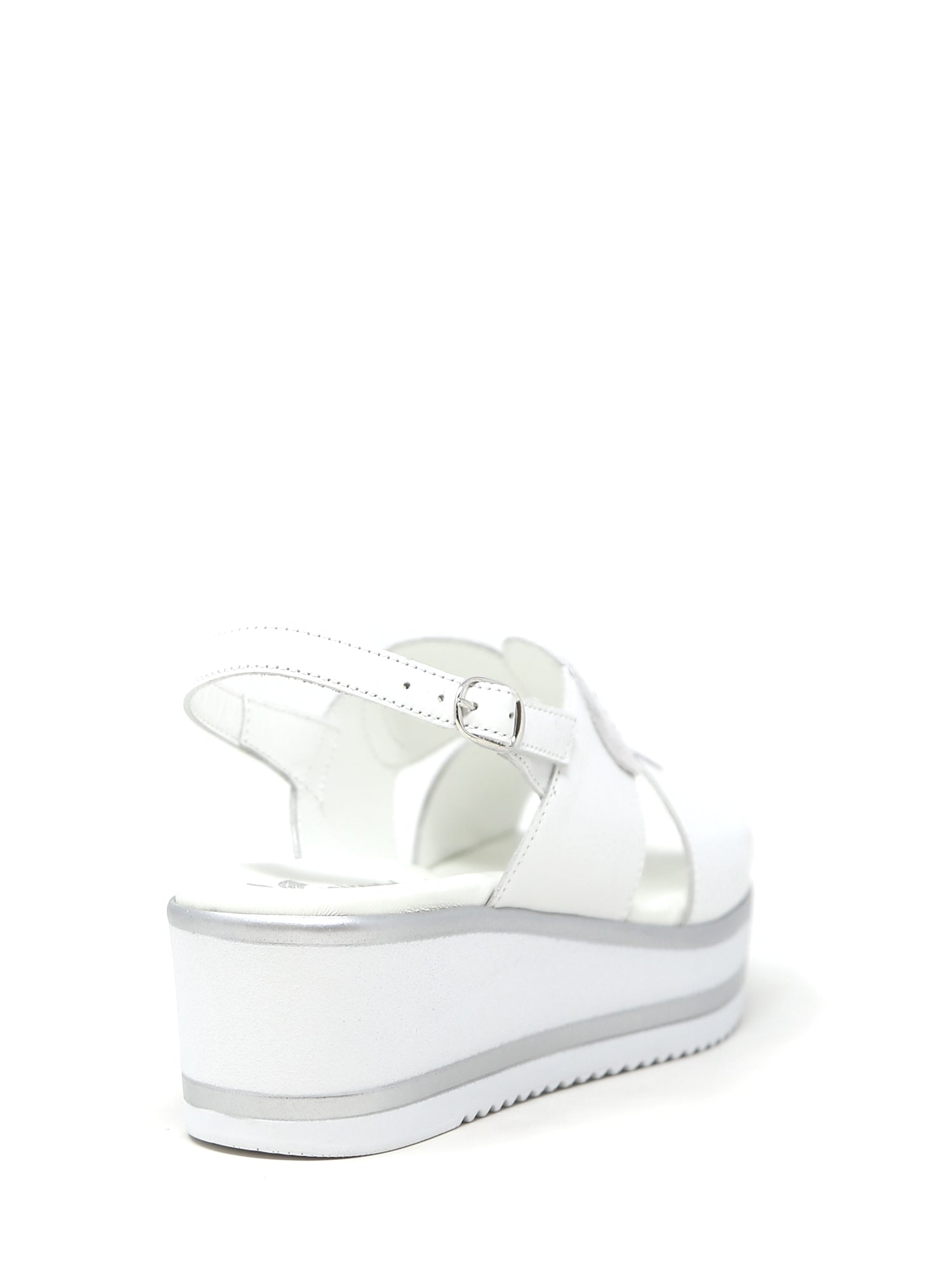 Sandali zeppa Bianco Susimoda