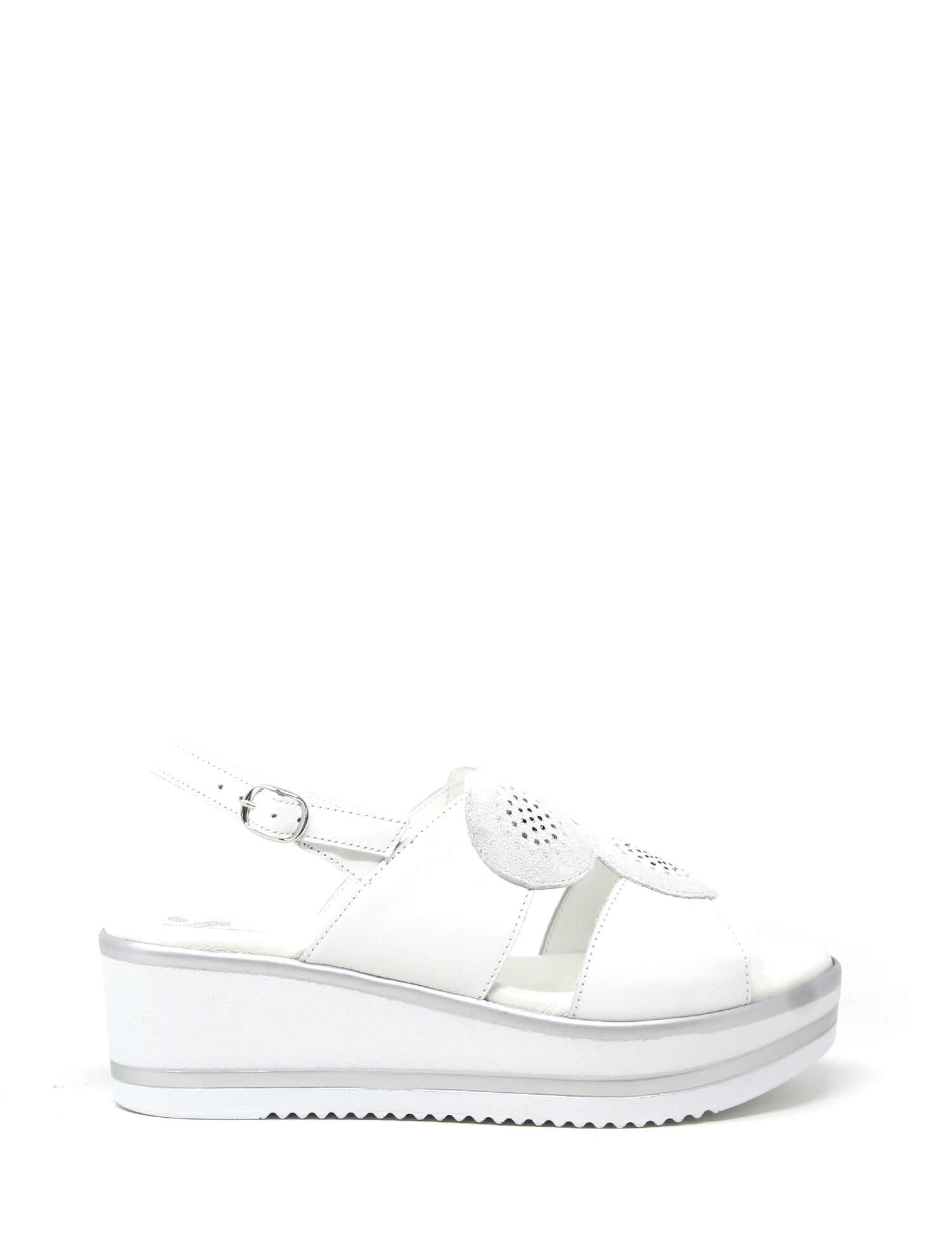 Sandali zeppa Bianco Susimoda