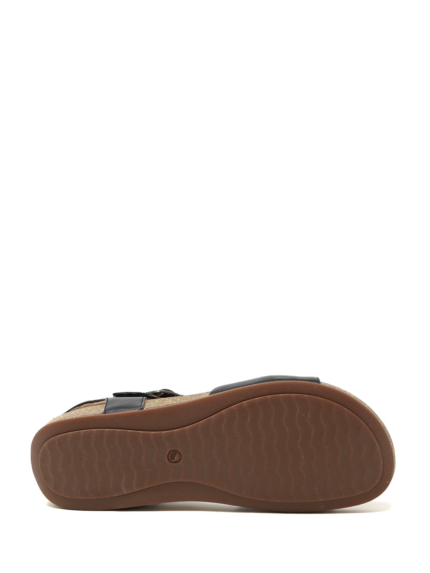 Sandali con strappi Nero Clarks