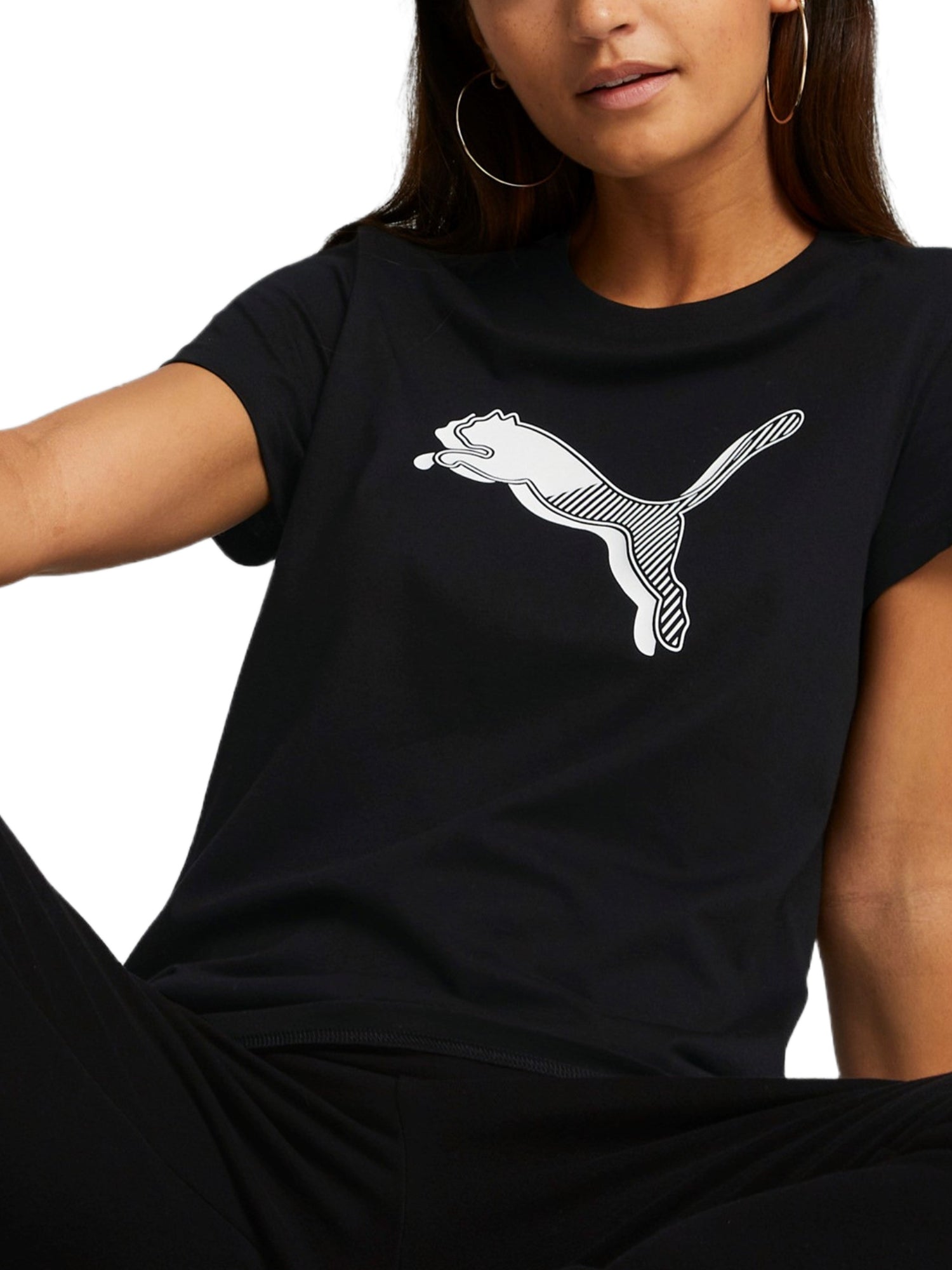 T-shirt Nero Puma