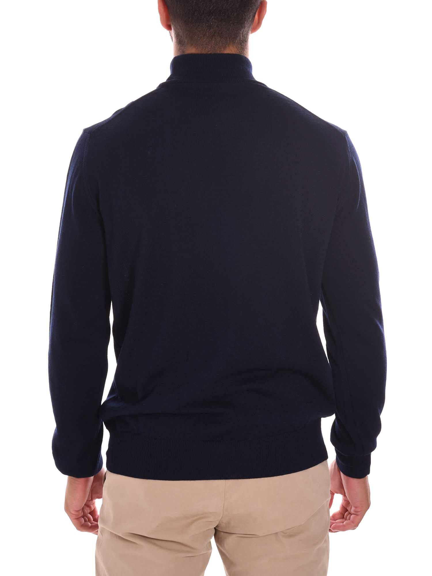 Maglie a collo alto Blu Borgoni Milano