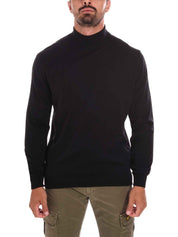 Maglie a collo alto Nero Borgoni Milano