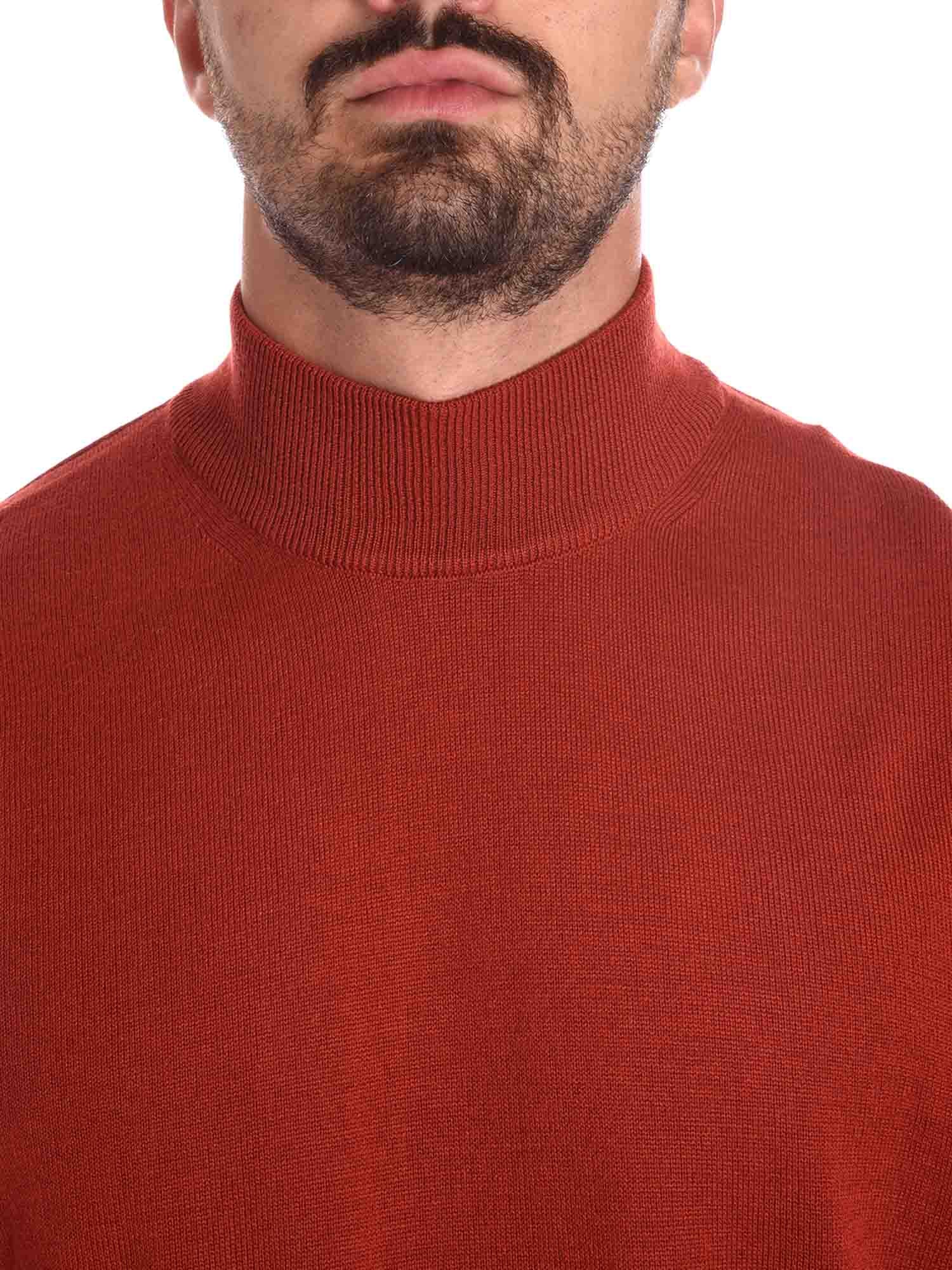 Maglie a collo alto Arancio Borgoni Milano