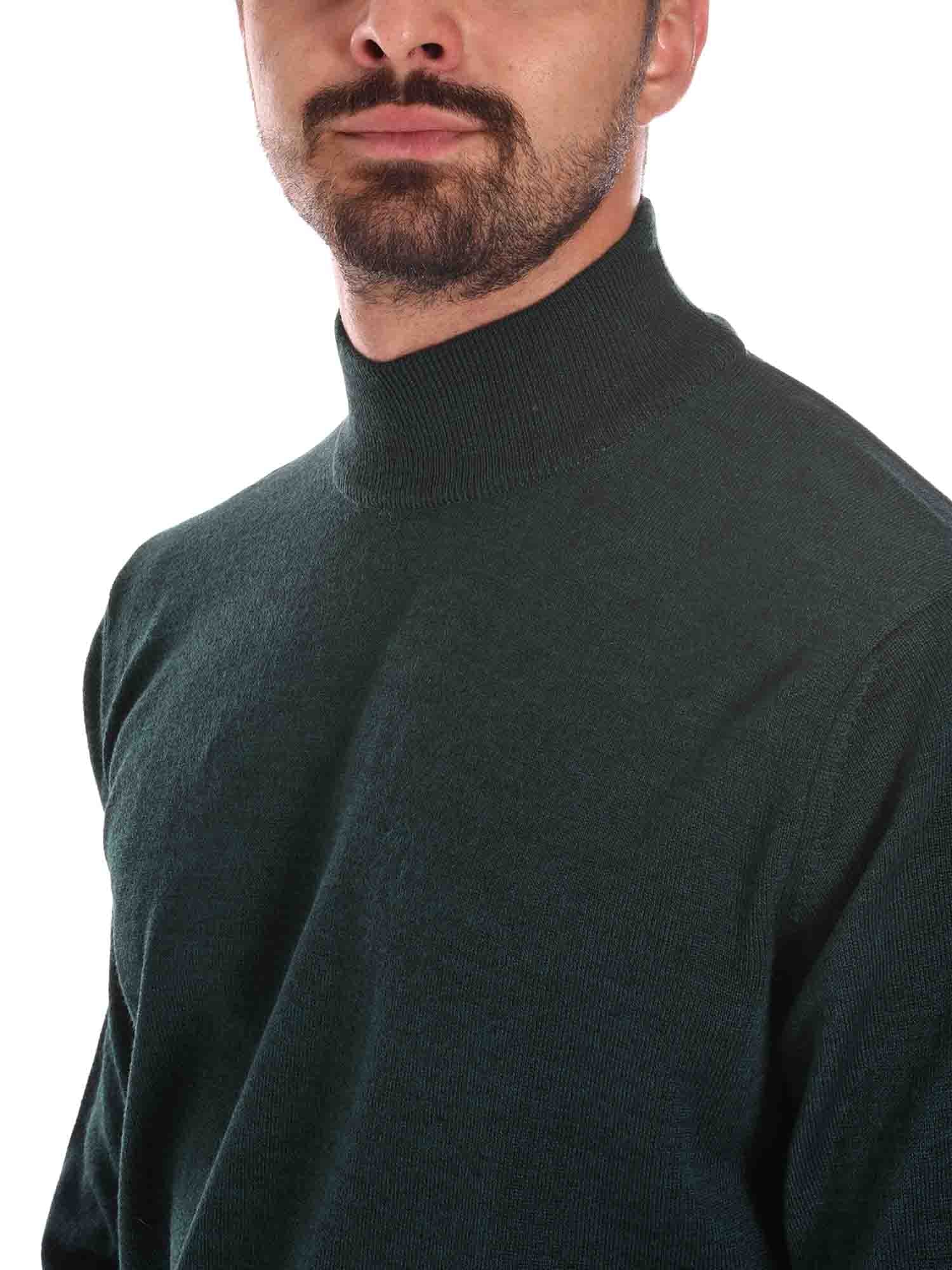 Maglie a collo alto Verde Borgoni Milano
