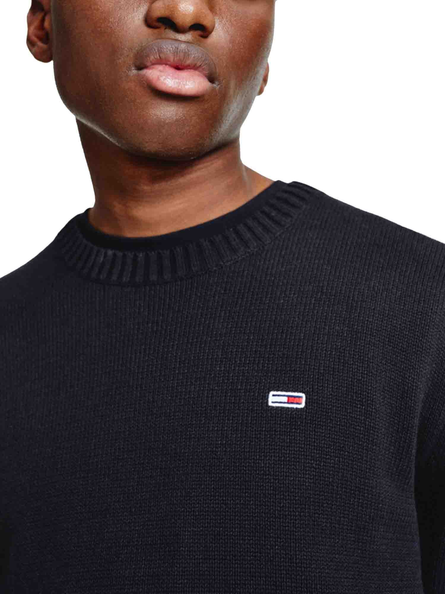 Maglioncini Nero Tommy Jeans