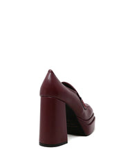 MOCASSINO Bordeaux Grace Shoes