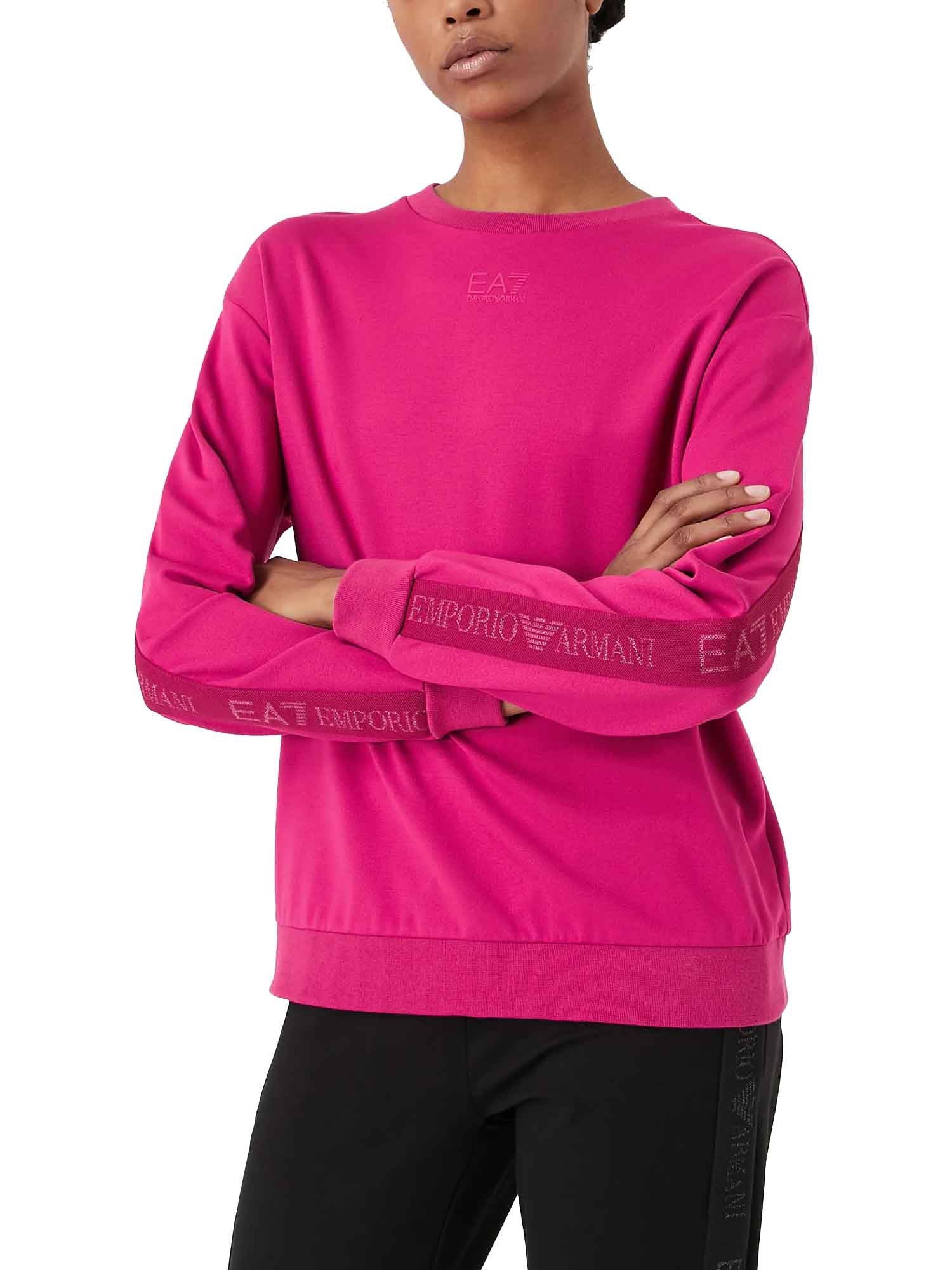 Felpe Rosa Ea7 Emporio Armani