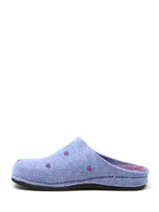 Pantofole Blu Celeste Grunland