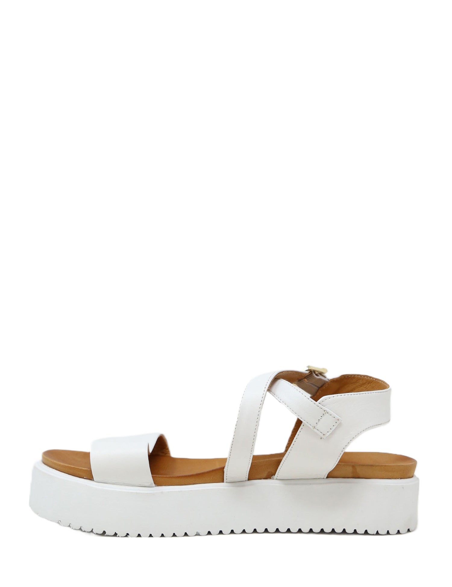 Sandali zeppa Bianco Sshady
