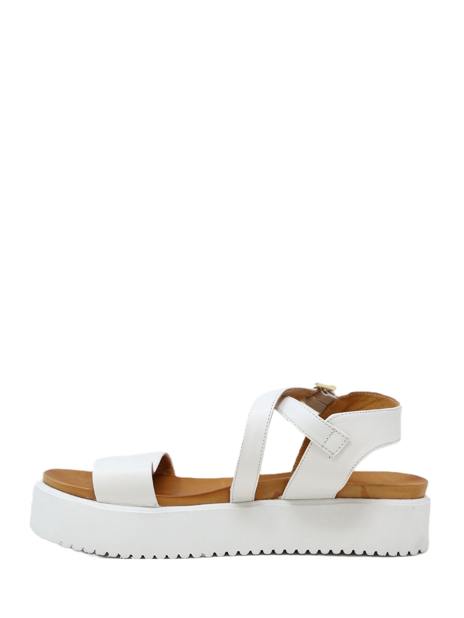 Sandali zeppa Bianco Sshady