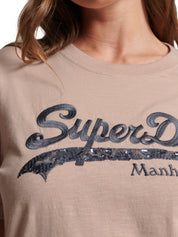 T-shirt Rosa Superdry