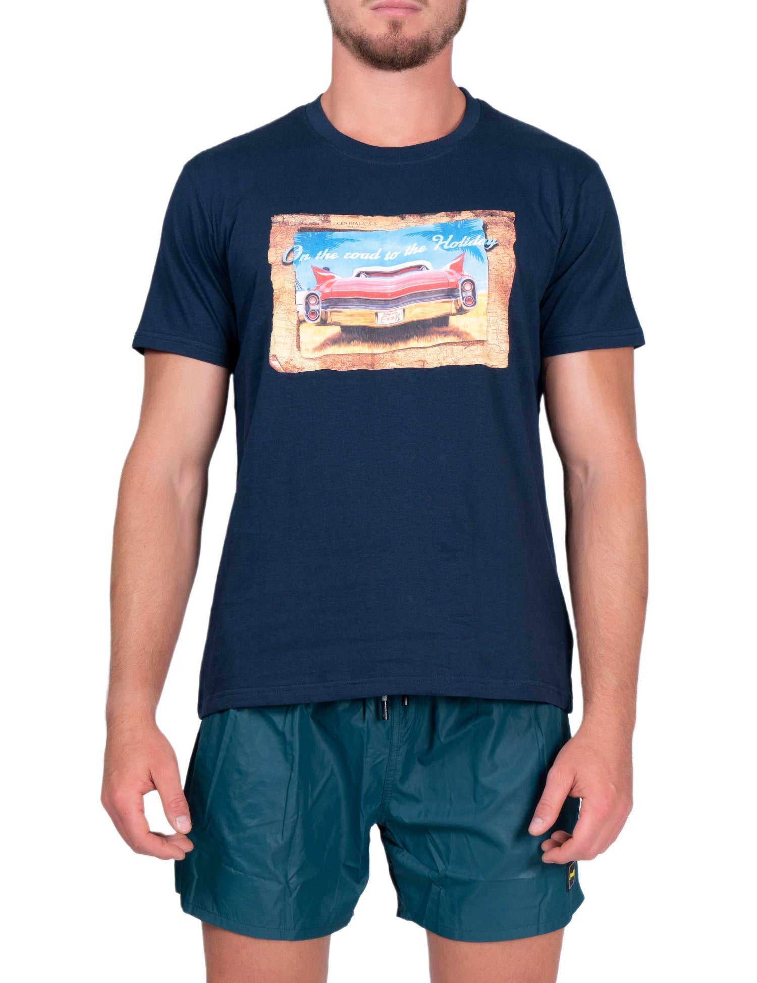 T-shirt Blu F**k
