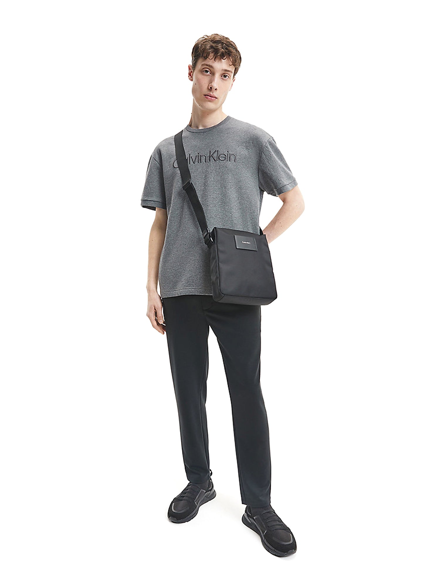 Tracolla Nero Calvin Klein
