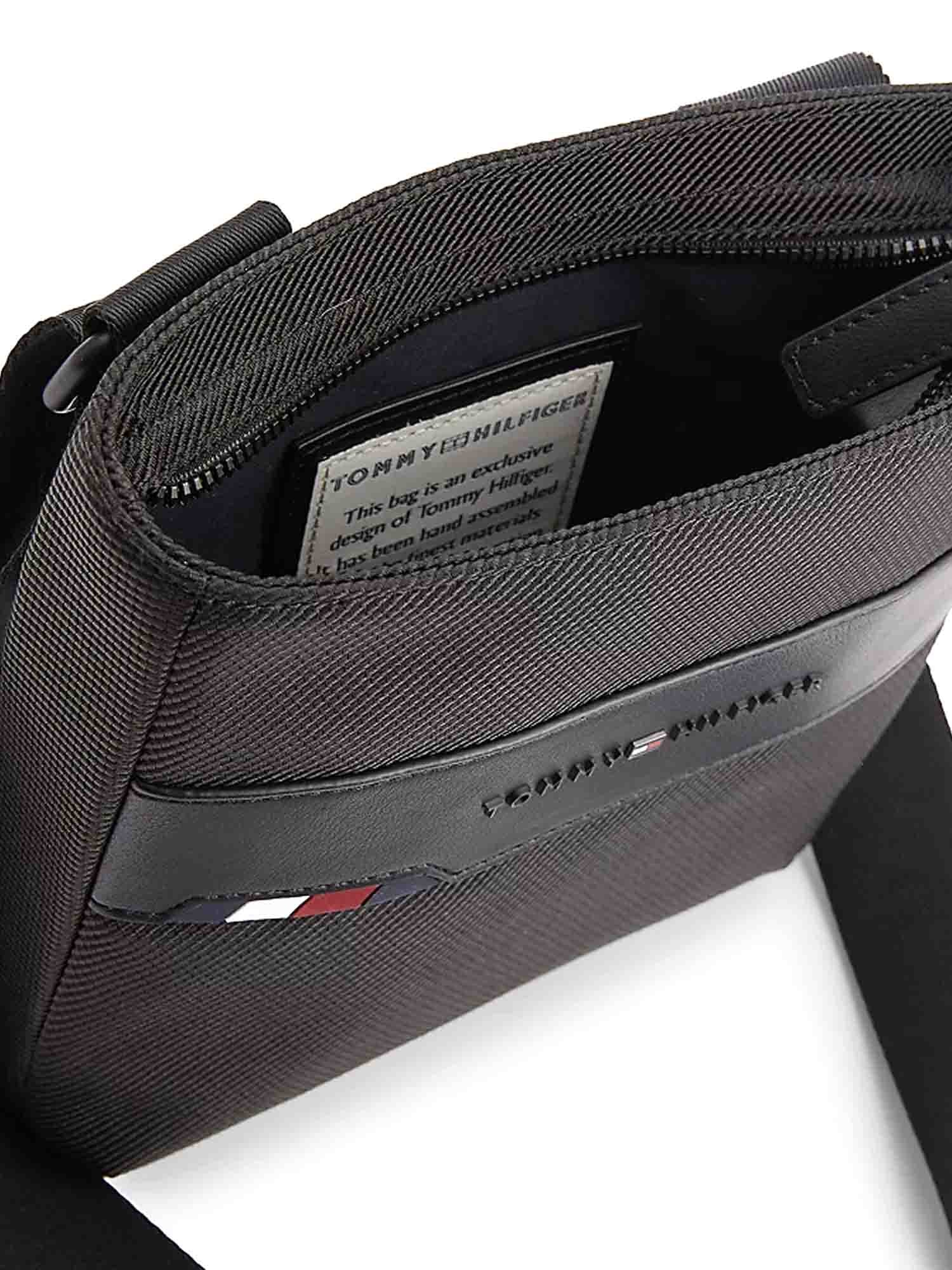 Tracolla Nero Tommy Hilfiger