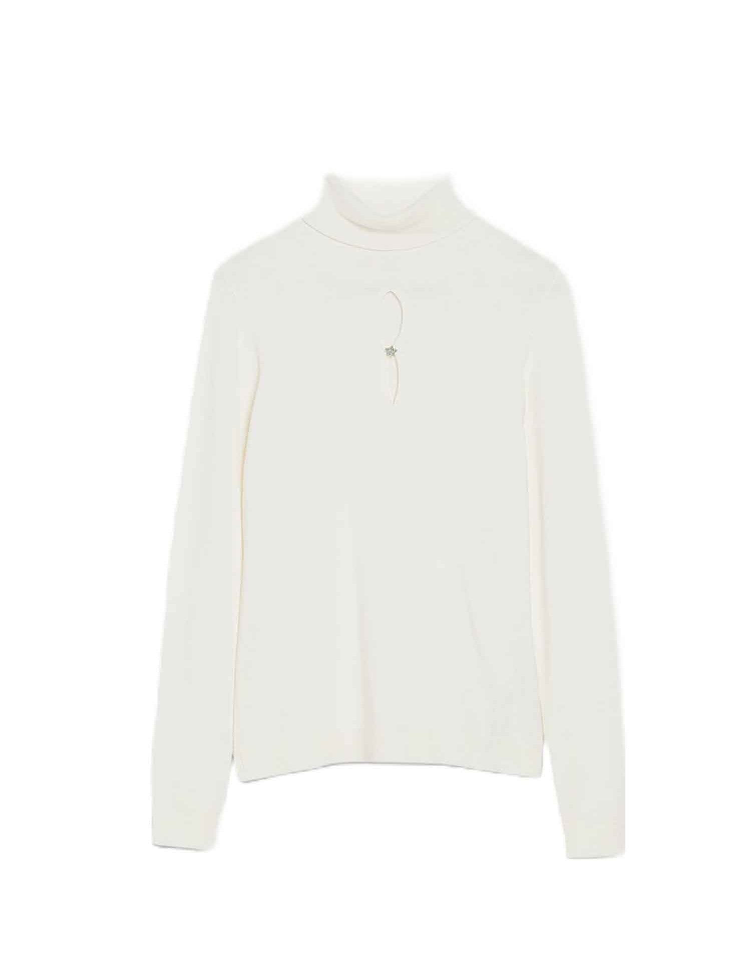 Maglie a collo alto Bianco Liu-jo