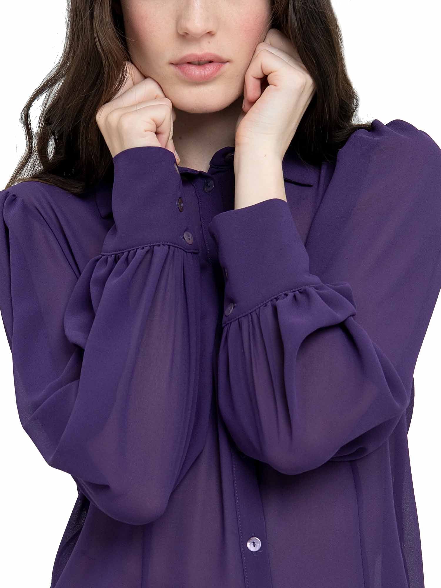 Camicie Viola Fracomina
