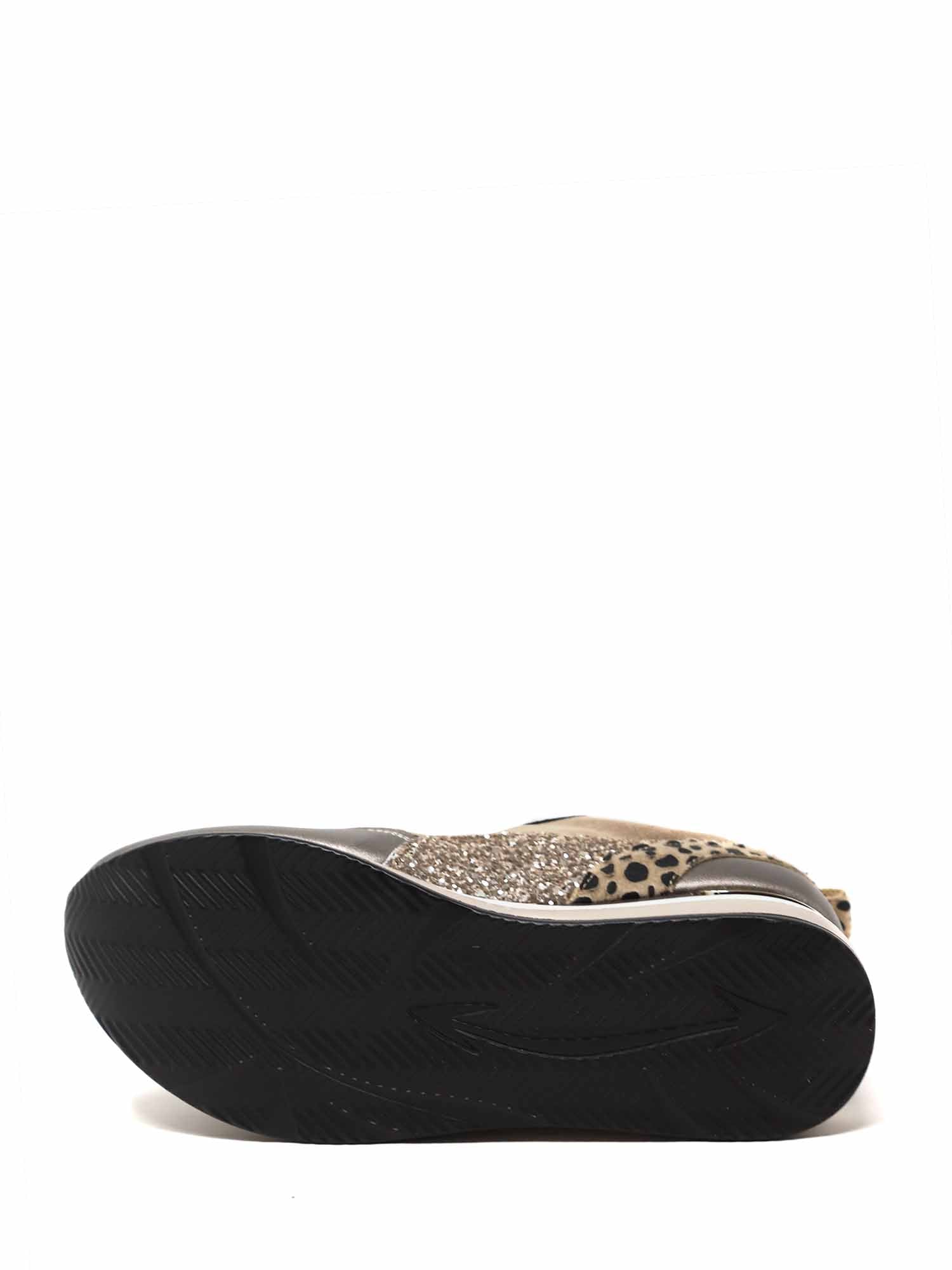 Sneakers Marrone Gold&gold