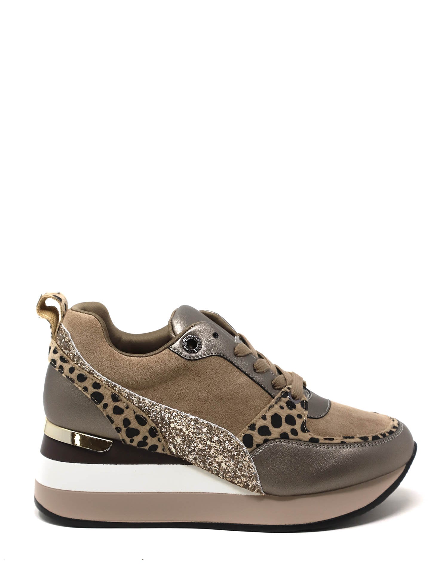 Sneakers Marrone Gold&gold