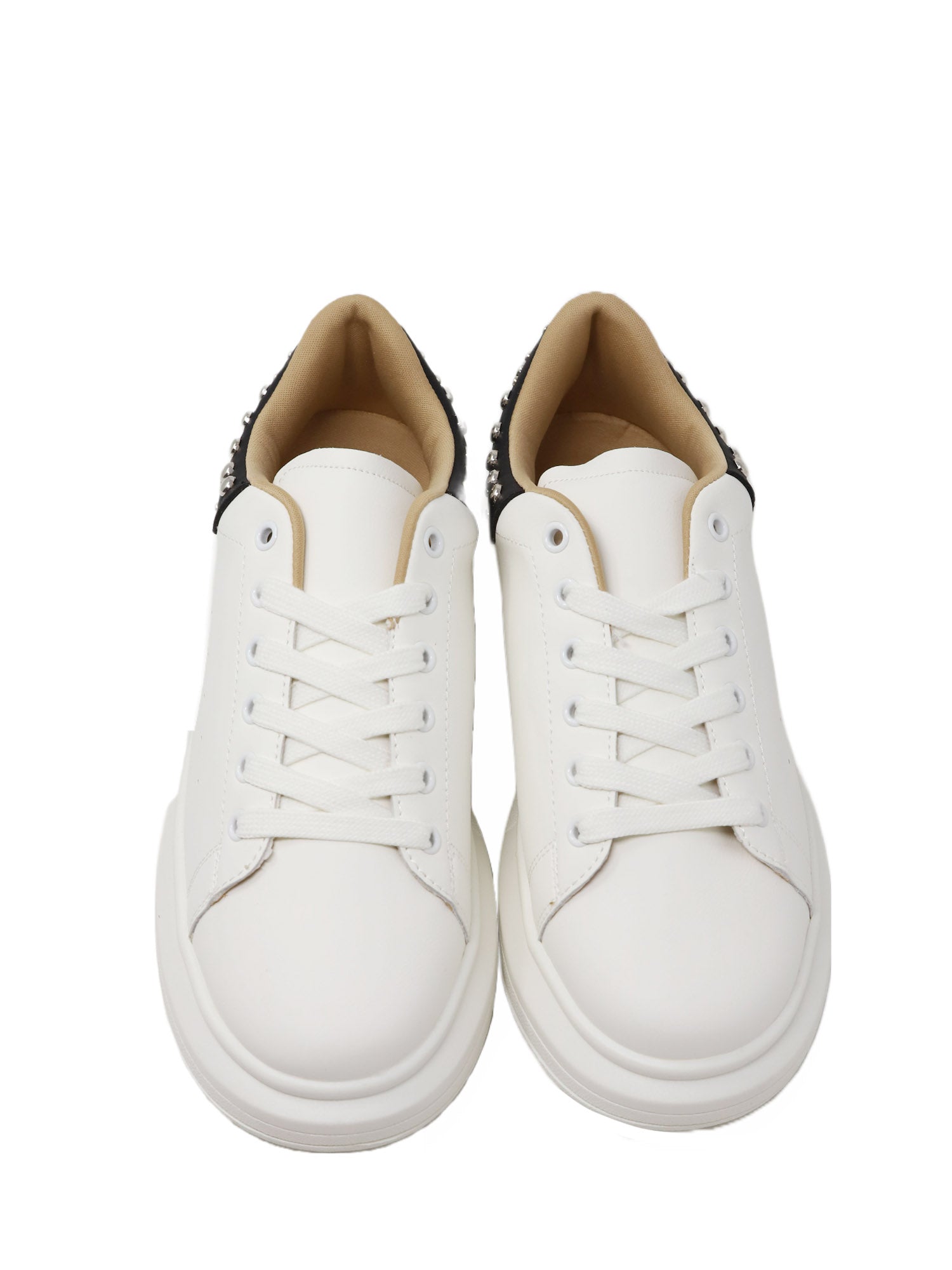 Sneakers Bianco Gold&gold