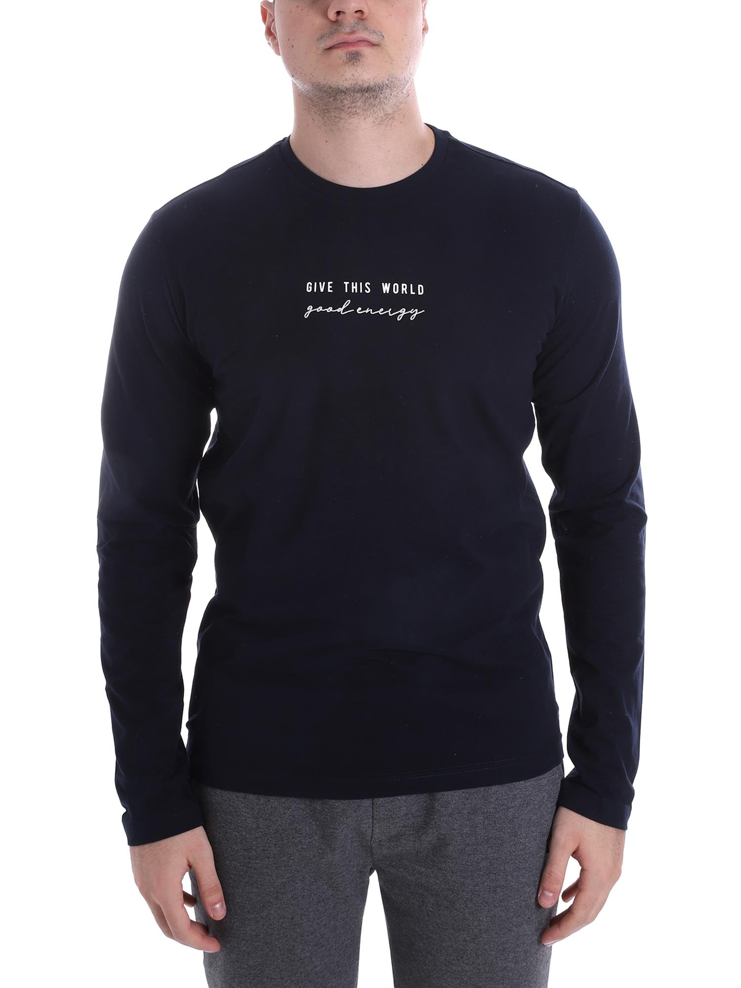 T-shirt Blu Key Up