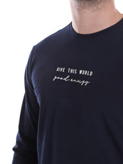 T-shirt Blu Key Up