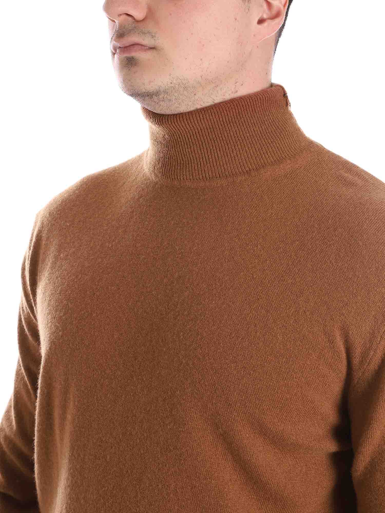Maglie a collo alto Marrone Borgoni Milano