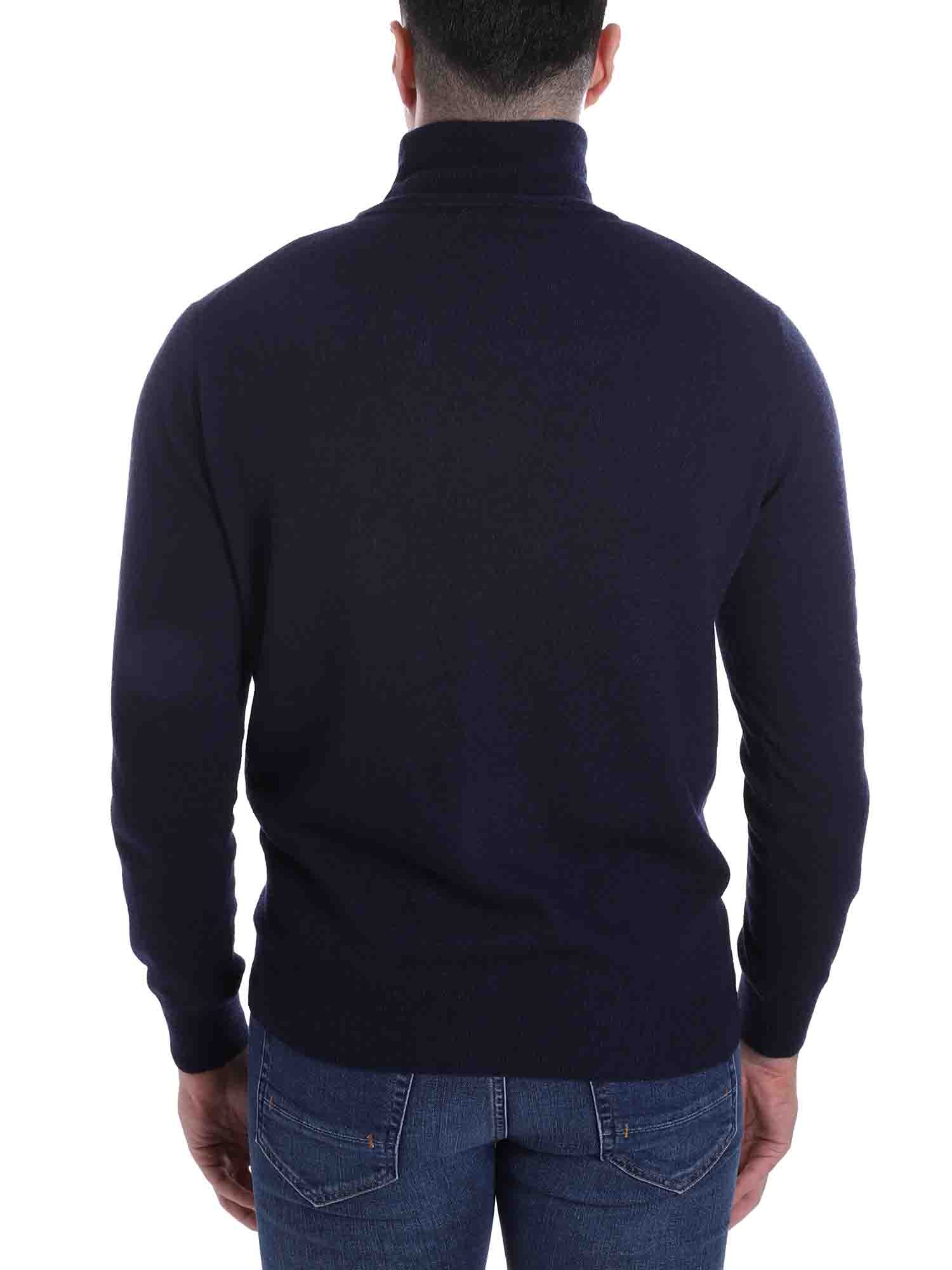 Maglie a collo alto Blu Borgoni Milano
