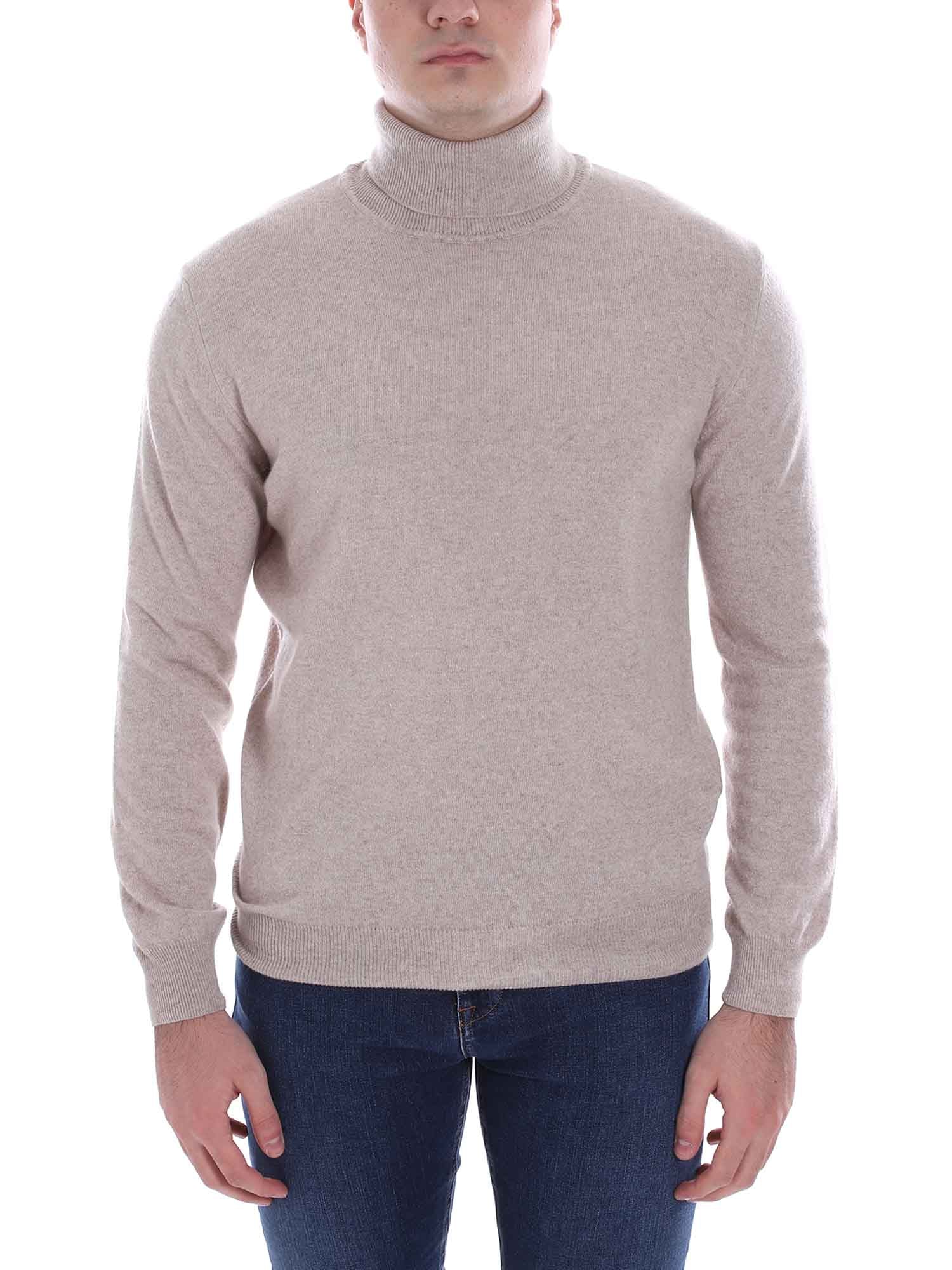 Maglie a collo alto Beige Borgoni Milano