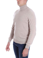 Maglie a collo alto Beige Borgoni Milano