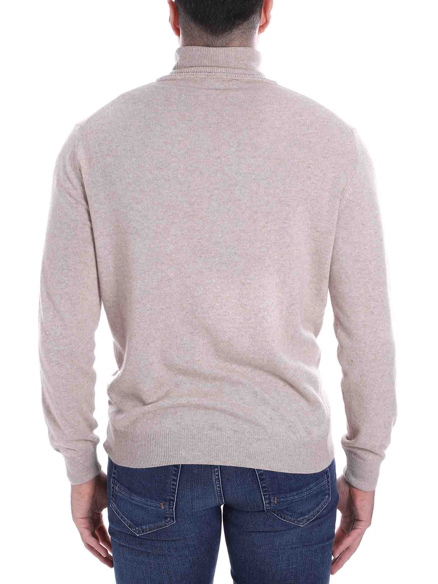 Maglie a collo alto Beige Borgoni Milano