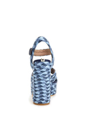 Sandali tacco Blu Guess