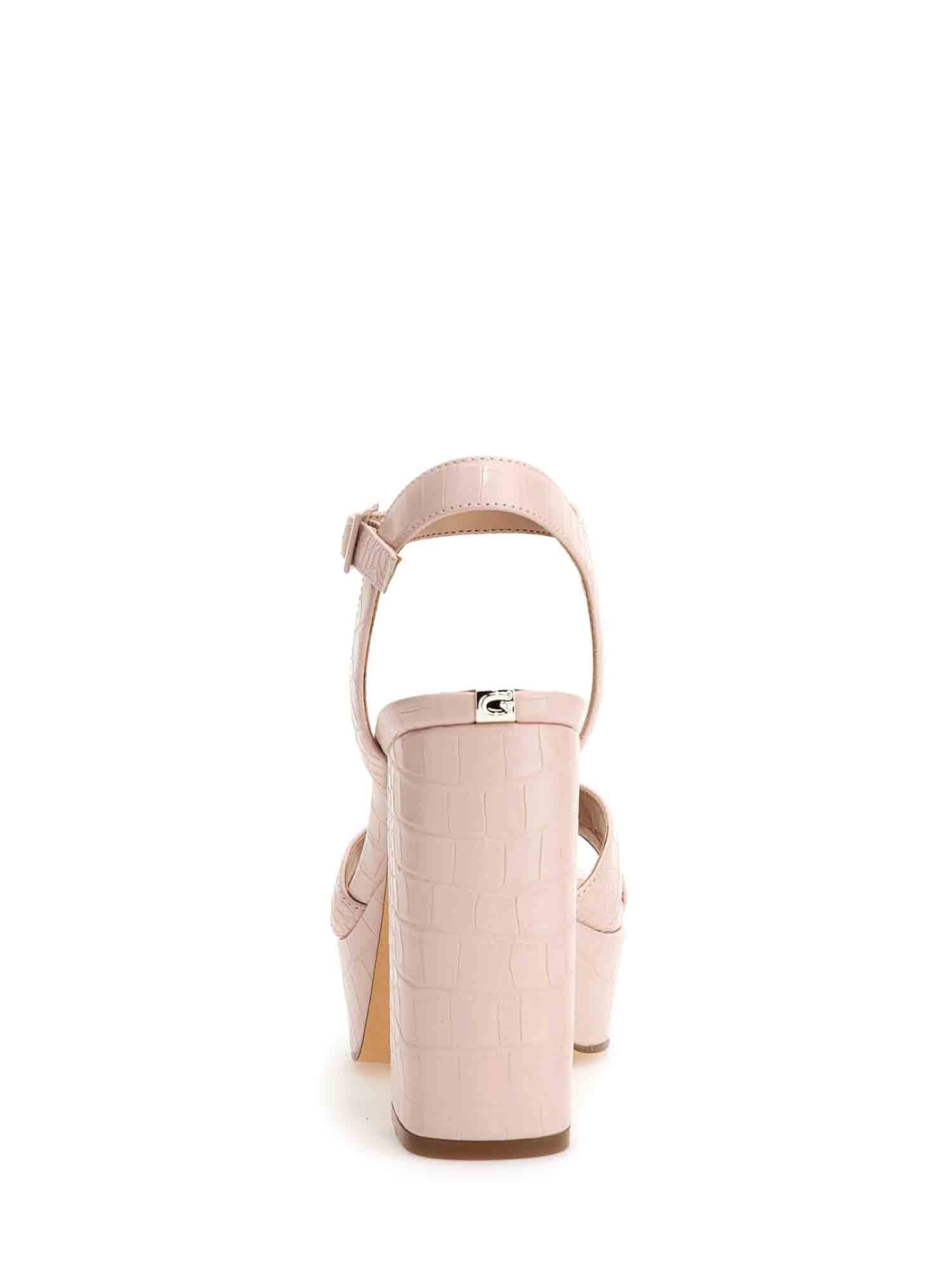 Sandali tacco Rosa Guess