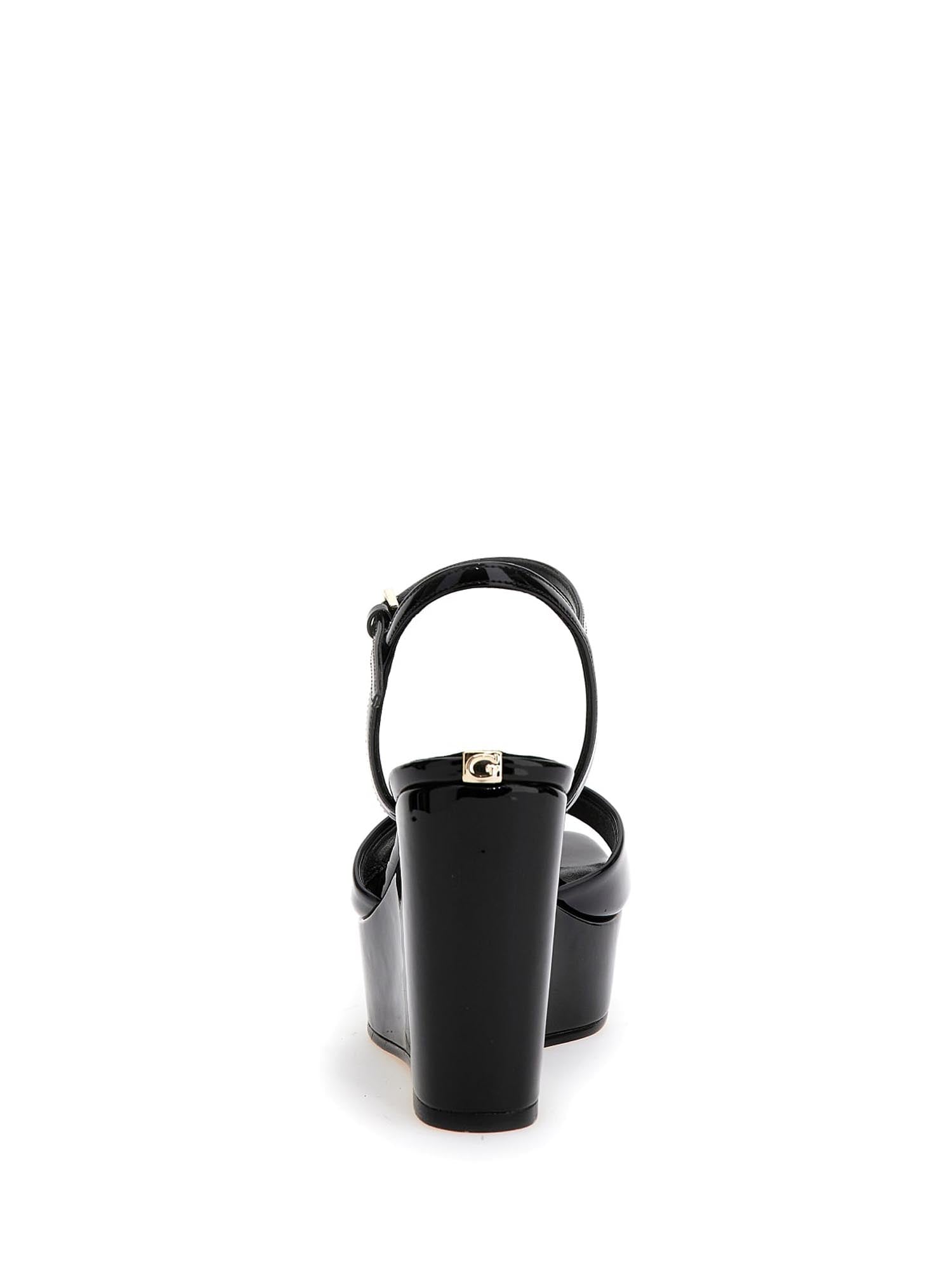 Sandali zeppa Nero Guess