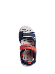 Sandali con strappi Blu Geox