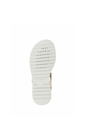Sandali con strappi Oro Geox