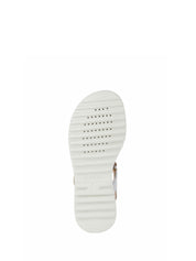 Sandali con strappi Argento Geox
