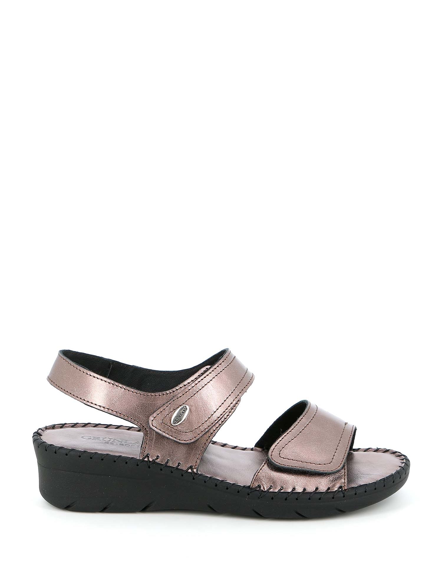 Sandali con strappi Grigio Grunland