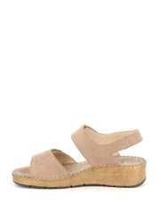 Sandali con strappi Beige Grunland