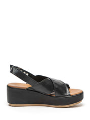 Sandali zeppa Nero Lumberjack