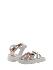 Sandali con strappi Oro Rosa Lumberjack