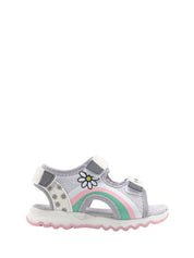 Sandali con strappi Bianco Rosa Lumberjack