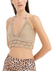 Top e canotte Beige Fracomina