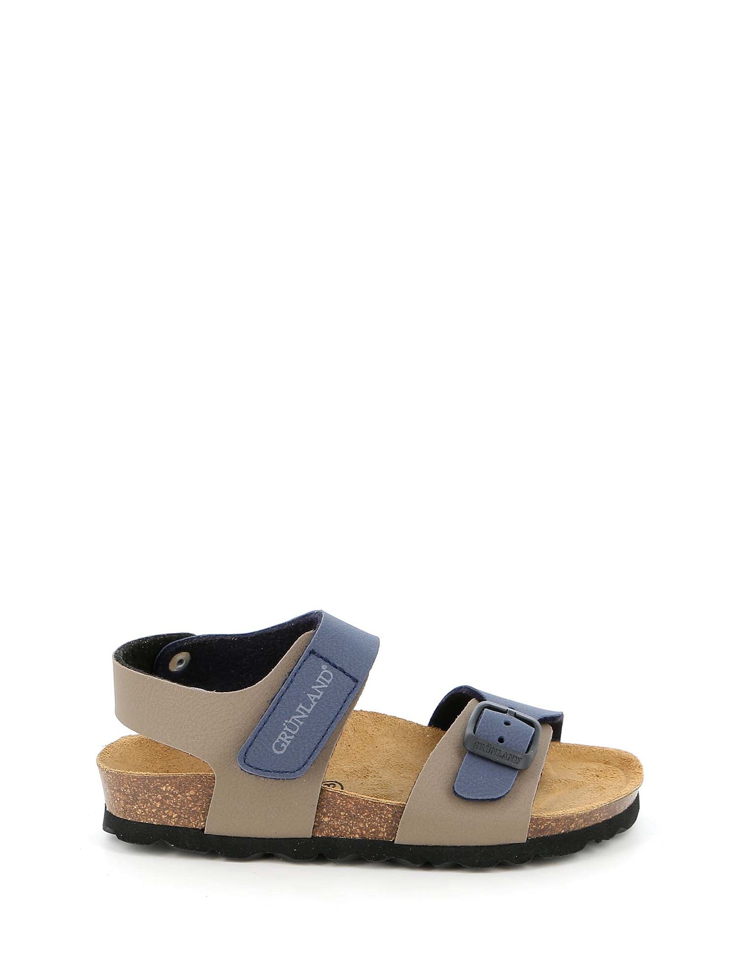 Sandali con strappi Blu Grunland Junior