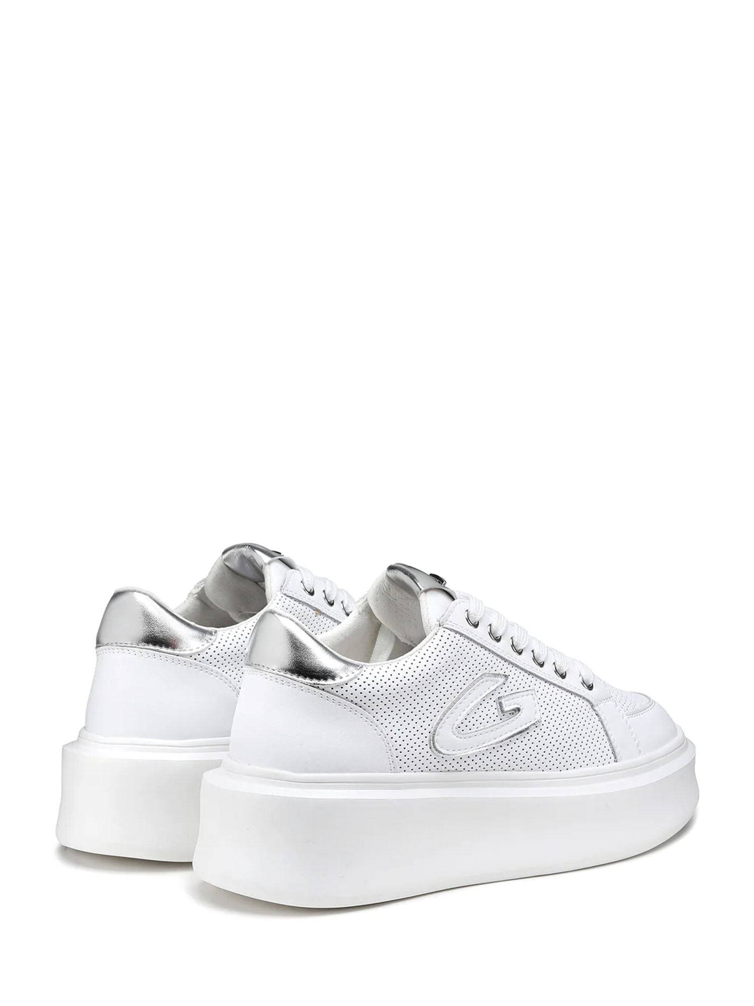 Sneakers Bianco Alberto Guardiani