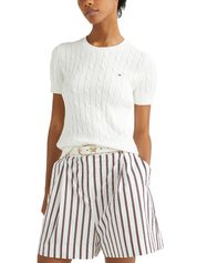Maglioncini Bianco Tommy Hilfiger