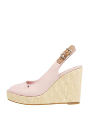 Sandali zeppa Rosa Tommy Hilfiger