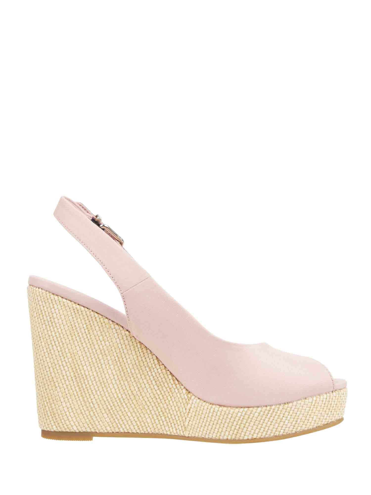 Sandali zeppa Rosa Tommy Hilfiger