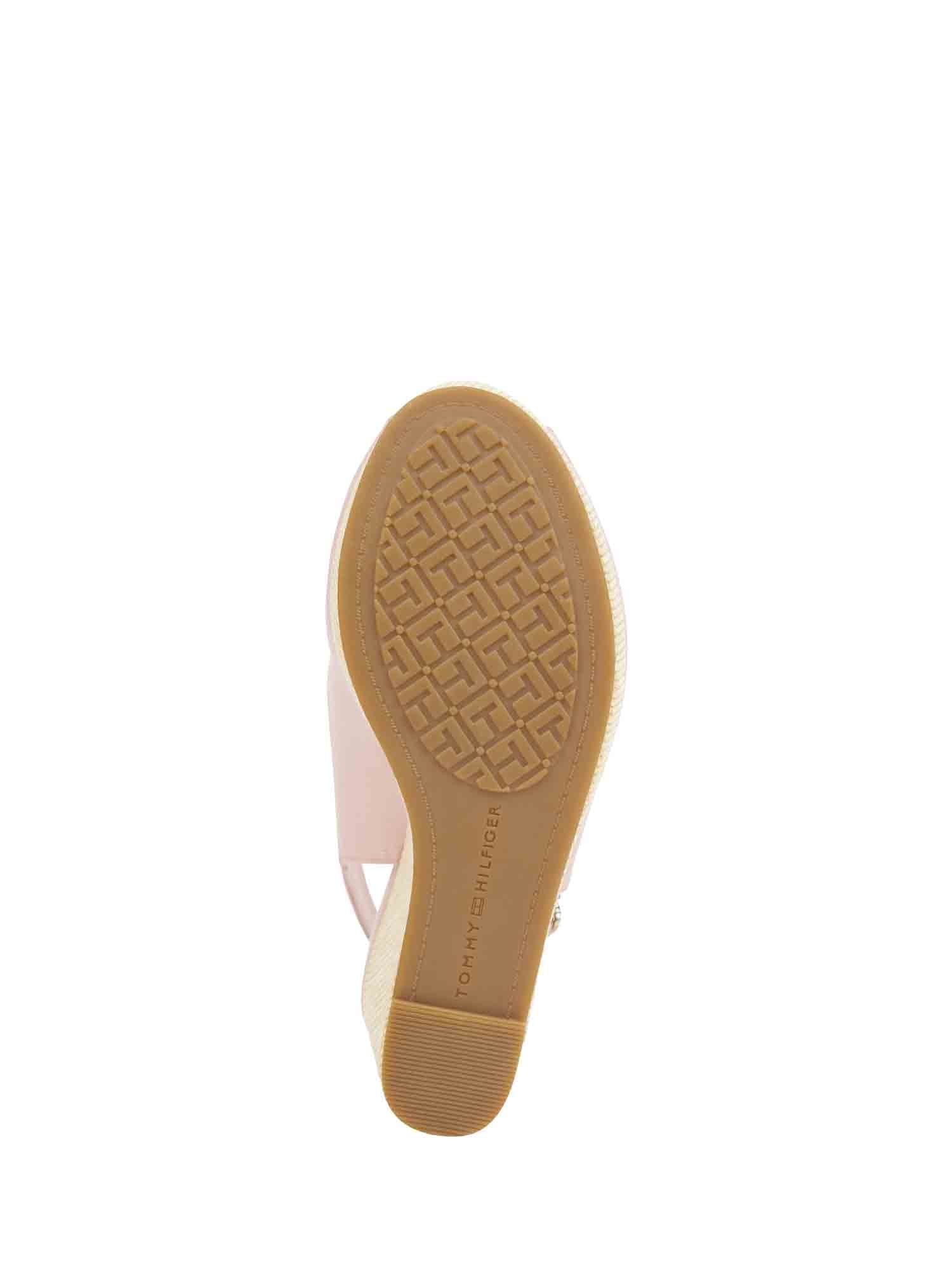 Sandali zeppa Rosa Tommy Hilfiger