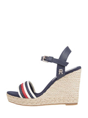 Sandali zeppa Blu Tommy Hilfiger
