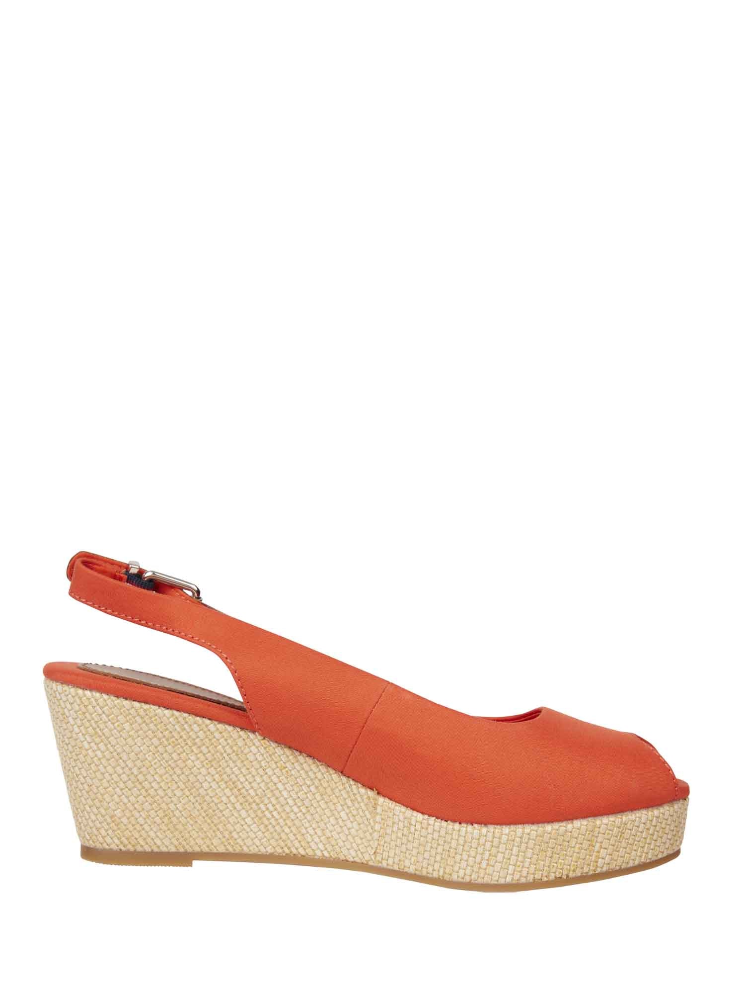 Sandali zeppa Arancio Tommy Hilfiger